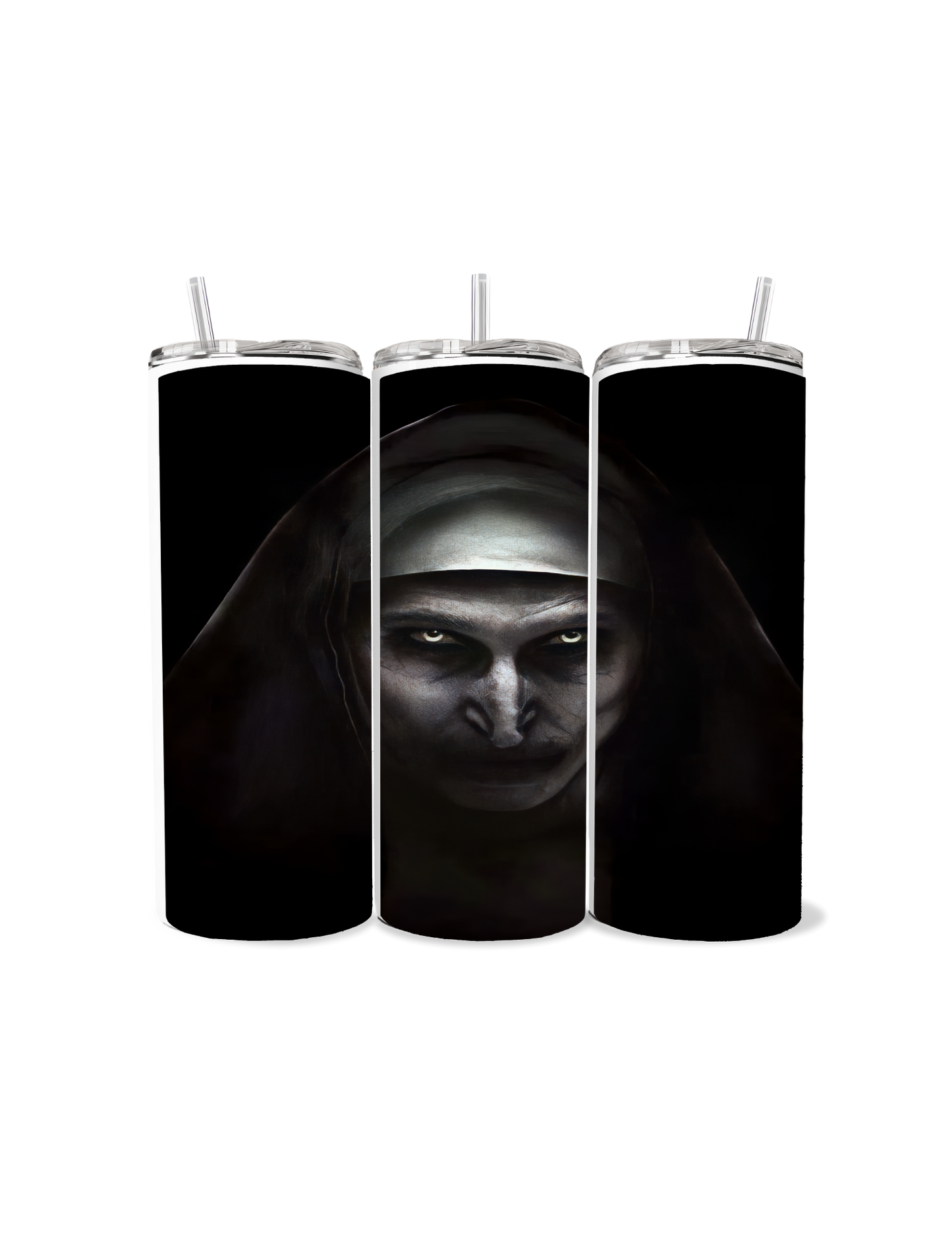 π»πͺ The Nun Horror 20oz Sublimation Tumbler β Terrifyingly Iconic βπ©Έ