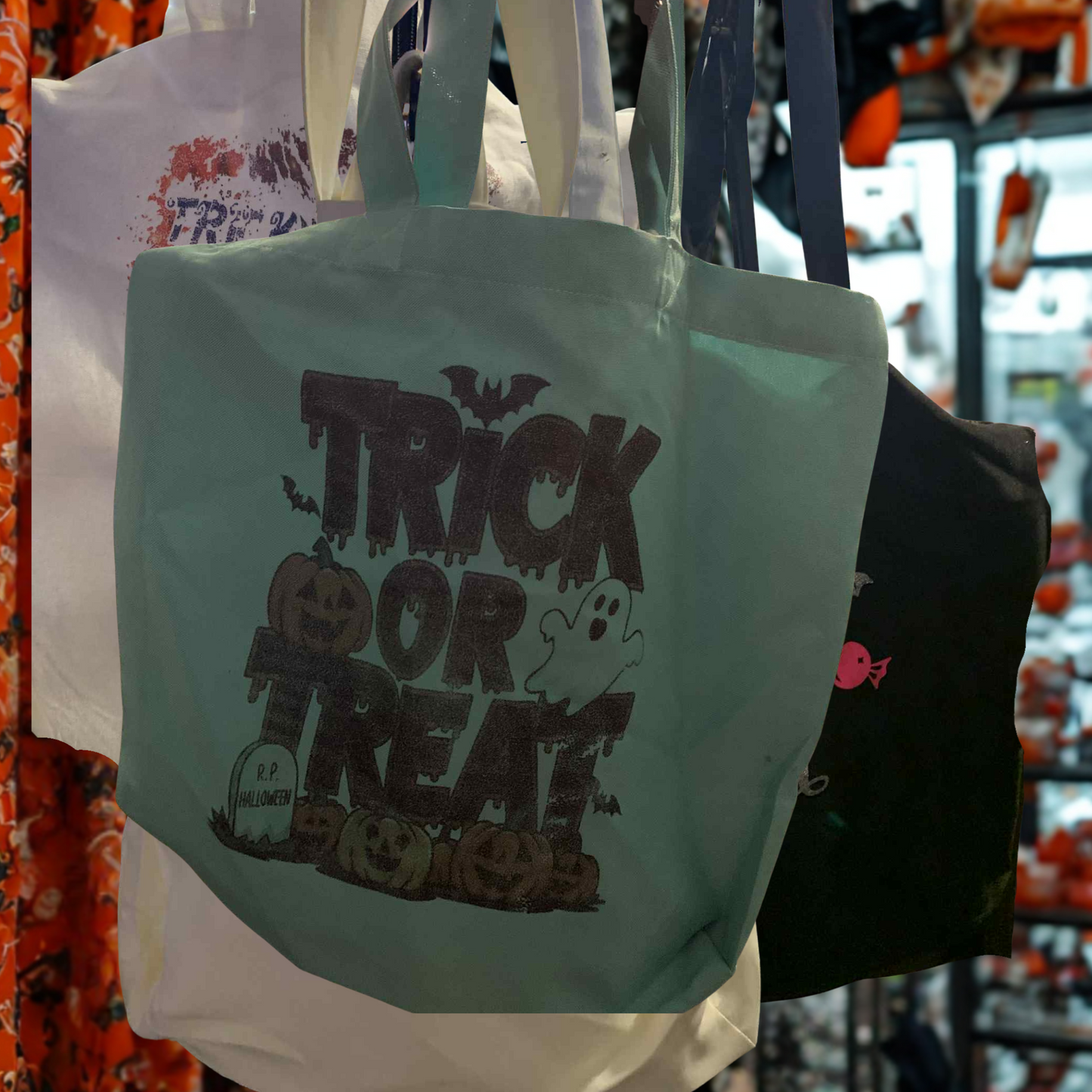 π» Halloween Trick-or-Treat Tote Bag π