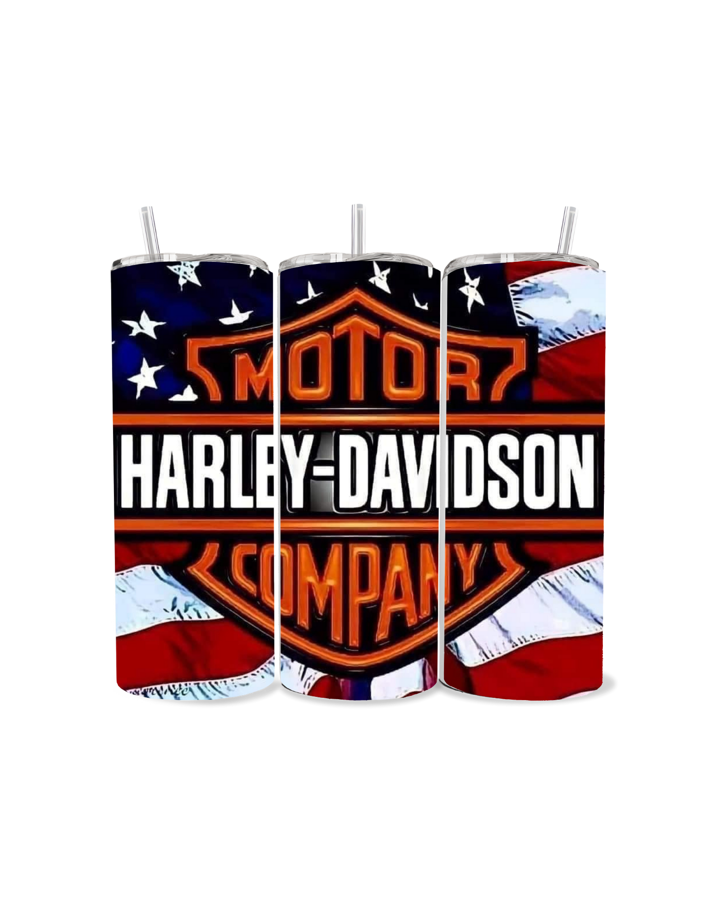 🔥🇺🇸 Bold American Ride Stainless Tumbler 🏍️✨