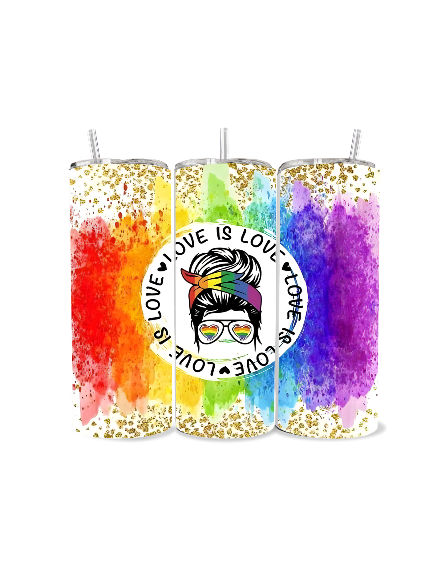 🌈✨ Love is Love Rainbow Tumbler ✨🌈