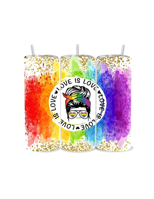 🌈✨ Love is Love Rainbow Tumbler ✨🌈