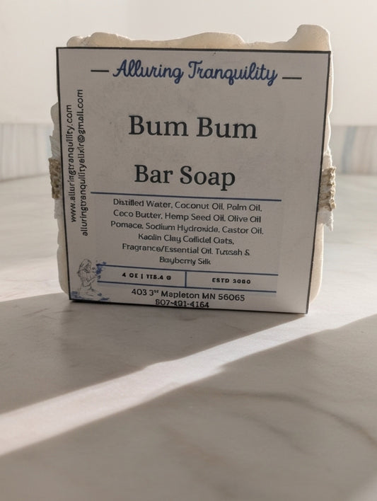 🌿 Alluring Tranquility – Bum Bum Cold Process Soap