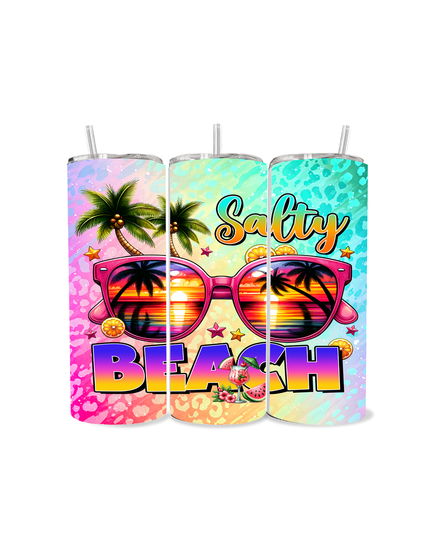 Salty Beach Vibes Tumbler – Your Ultimate Summer Companion!&nbsp;🌴🕶️☀️