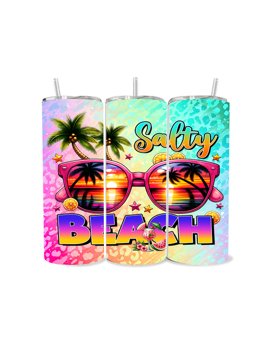 Salty Beach Vibes Tumbler – Your Ultimate Summer Companion!&nbsp;🌴🕶️☀️