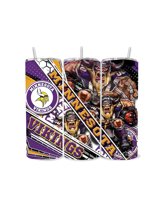 💜🏈 Skol Vikings! Ultimate Minnesota Vikings Insulated Tumbler 🛡️🔥